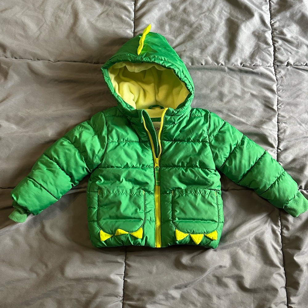 Cat & Jack Green Hooded Jacket